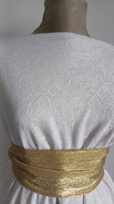 Material elastic IVORY, dantelat DAN1091